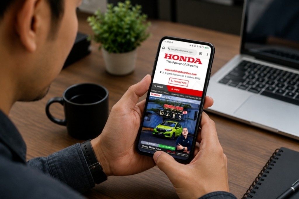 MobilHondaCirebon.com – Website Dealer Mobil & WhatsApp Marketing