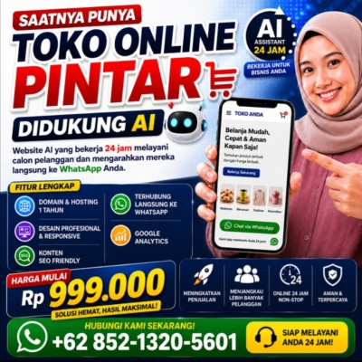 Toko Online Pintar AI, Cara Baru Berjualan Tanpa Batas Waktu