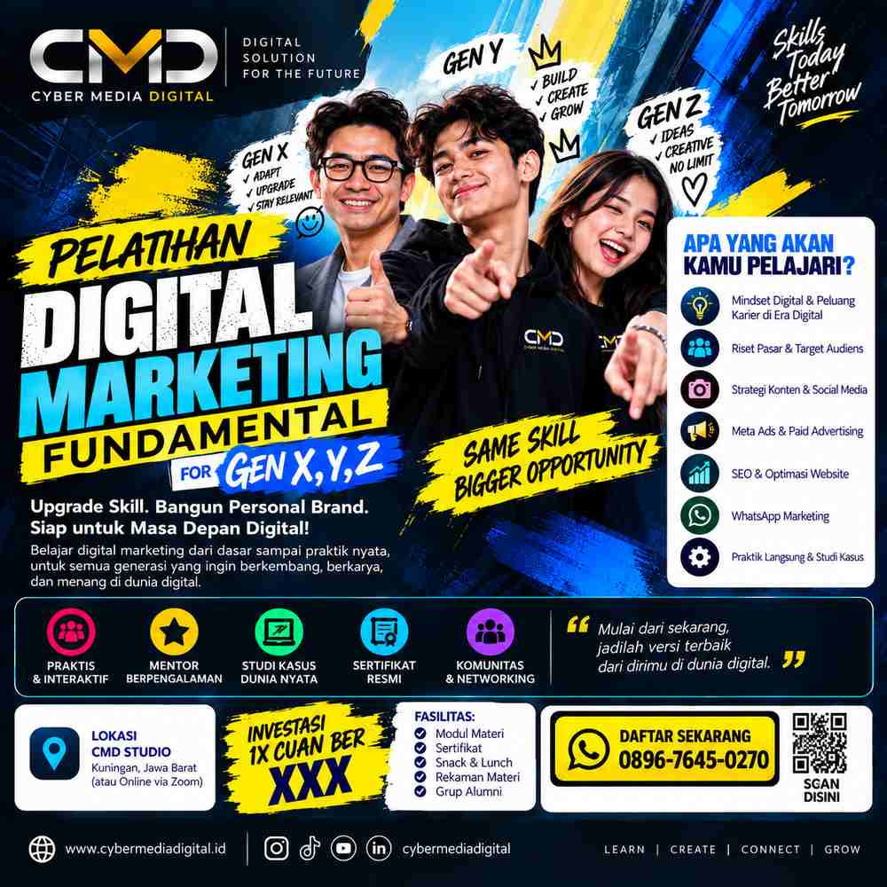 PELATIHAN DIGITAL MARKETING FUNDAMENTAL